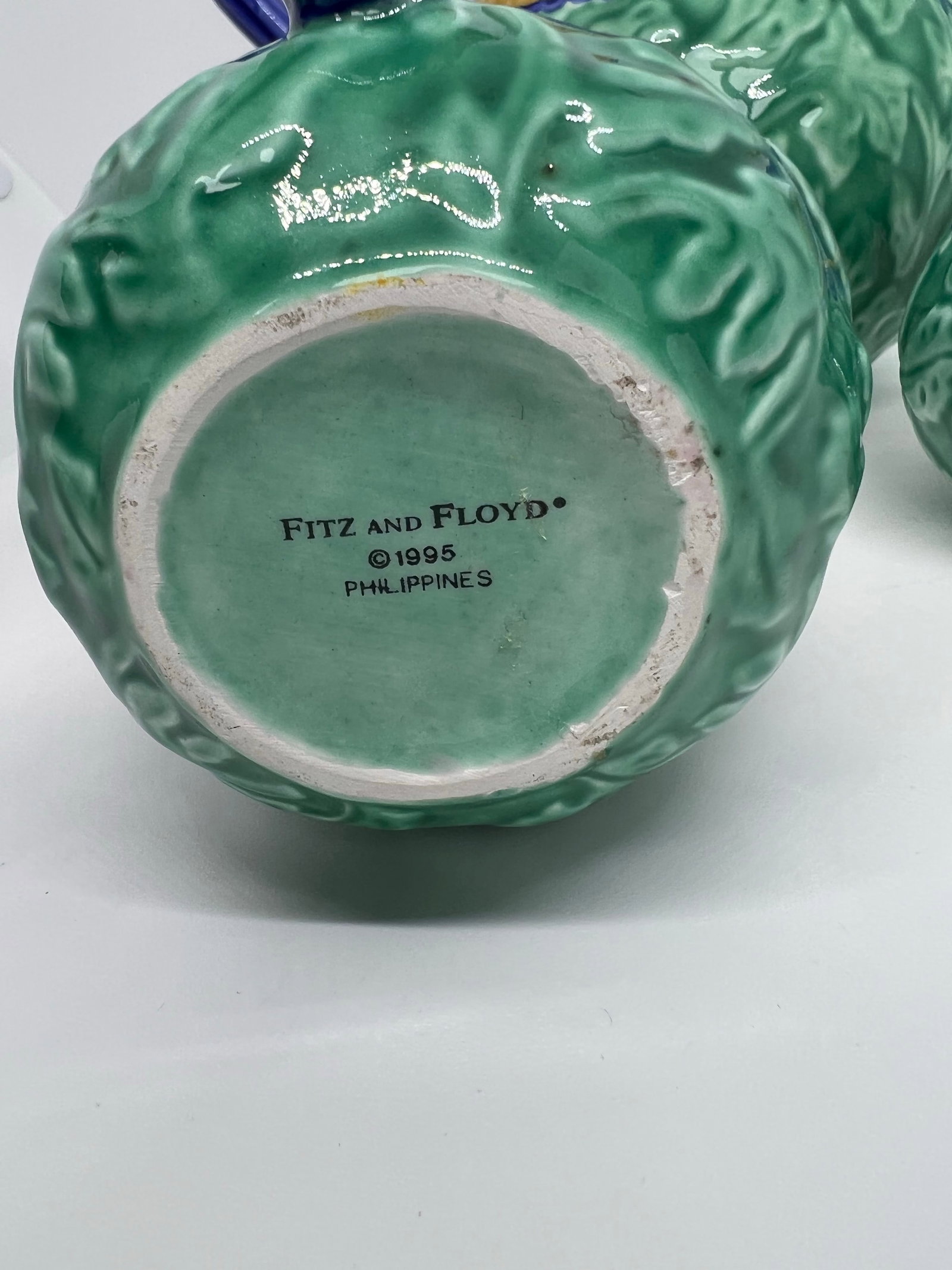 Vintage Fitz and Floyd Majolica Tea Set - 3