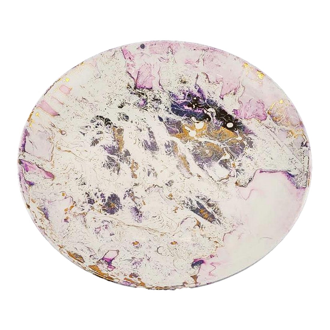 Mid Century Sascha Brastoff Surf Ballet Dinner Plate - Pink & Gold: Sascha Brastoff Surf Ballet dinner plate, pink & Gold version. Signed on back, excellent condition There are 7 others in my shop They are listed separately because since they are hand painted and