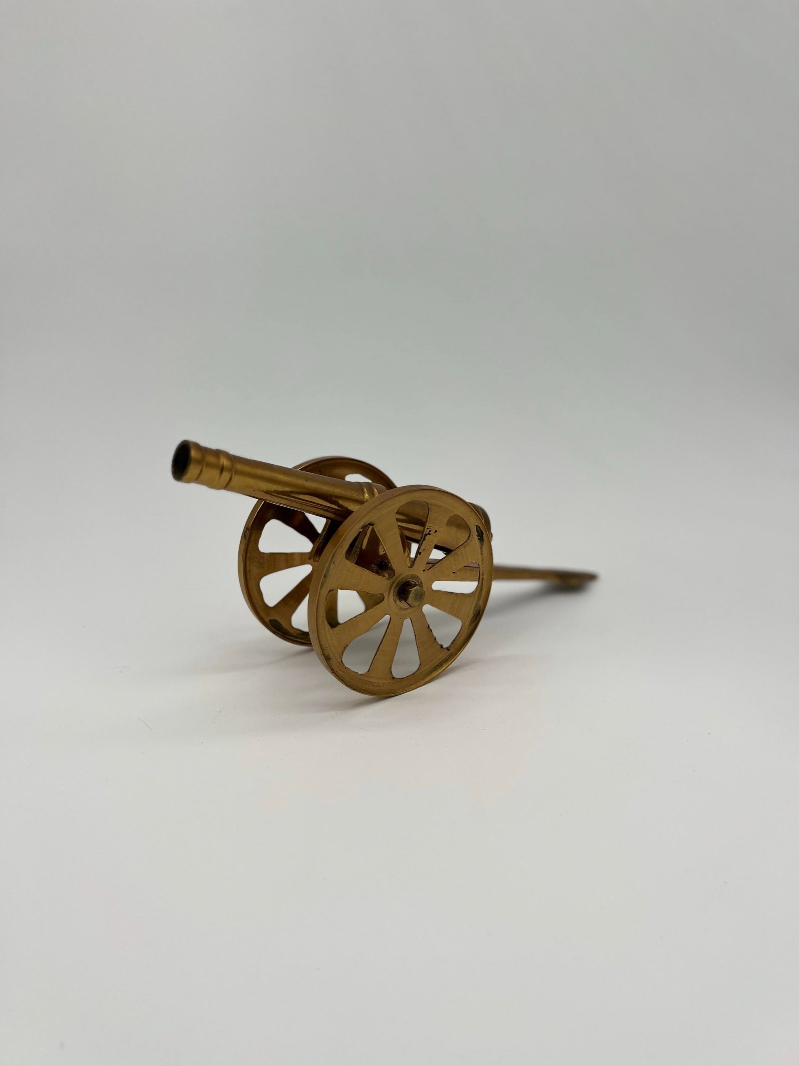 Mid Century Brass Cannon - 3