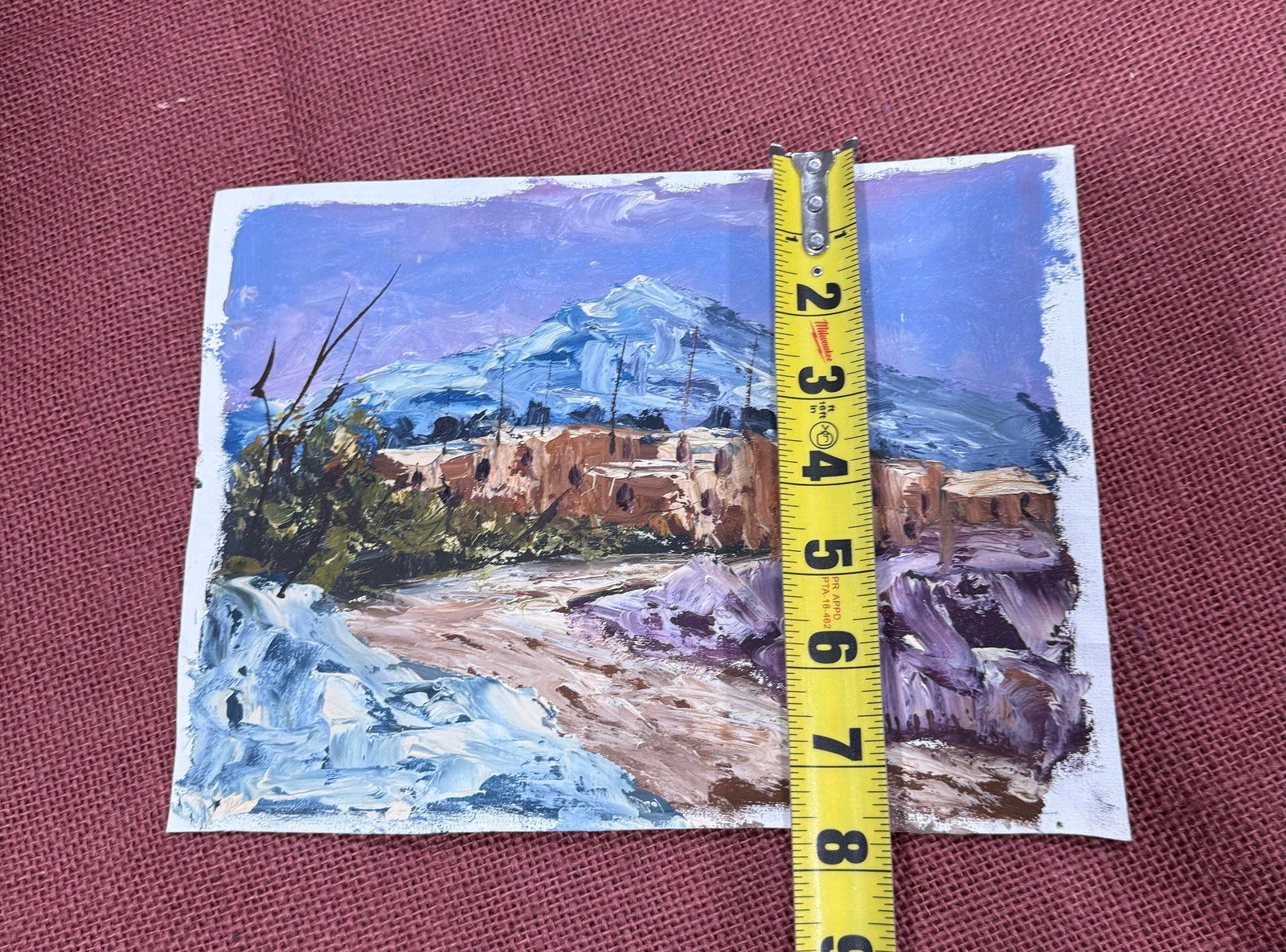 N.Manolla Oil Painting 1950s Loose Signed From Italy - 5