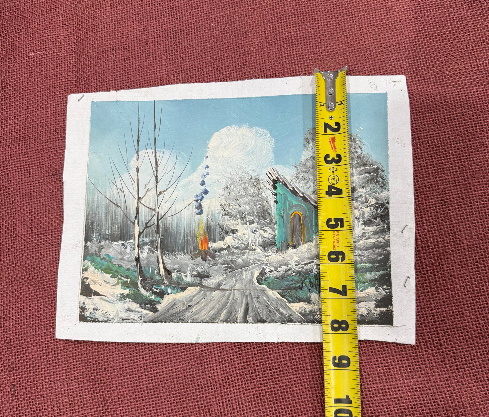 Oil Painting 1950s Loose Signed From Italy Signed by Artist - 4