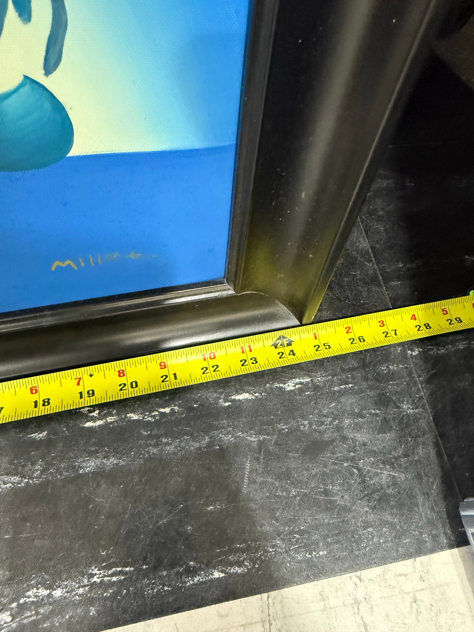 Galatea of the Heavens After Salvador Dali Oil Painting Signed Millet - 4