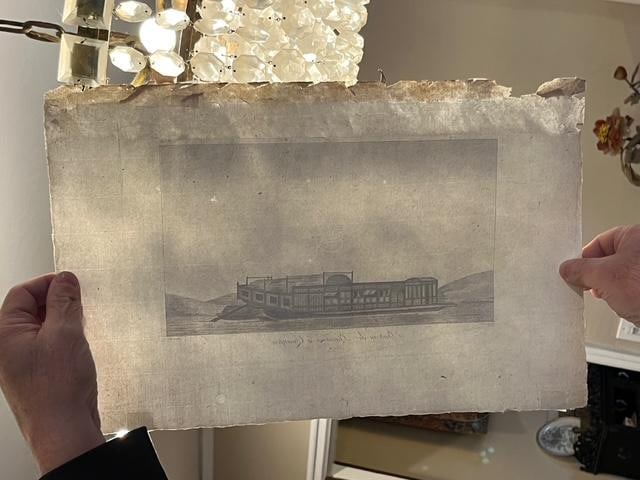 Antique 1808 De Guignes Engraving Bateau De Plaisance Canton China Boat - 8