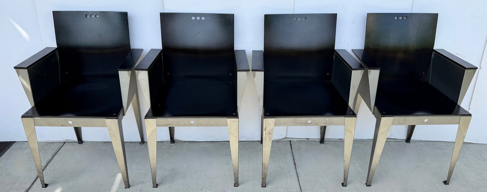 Set of 4 "Eli Chairs" by Bruce Sienkowski From 90's - 2
