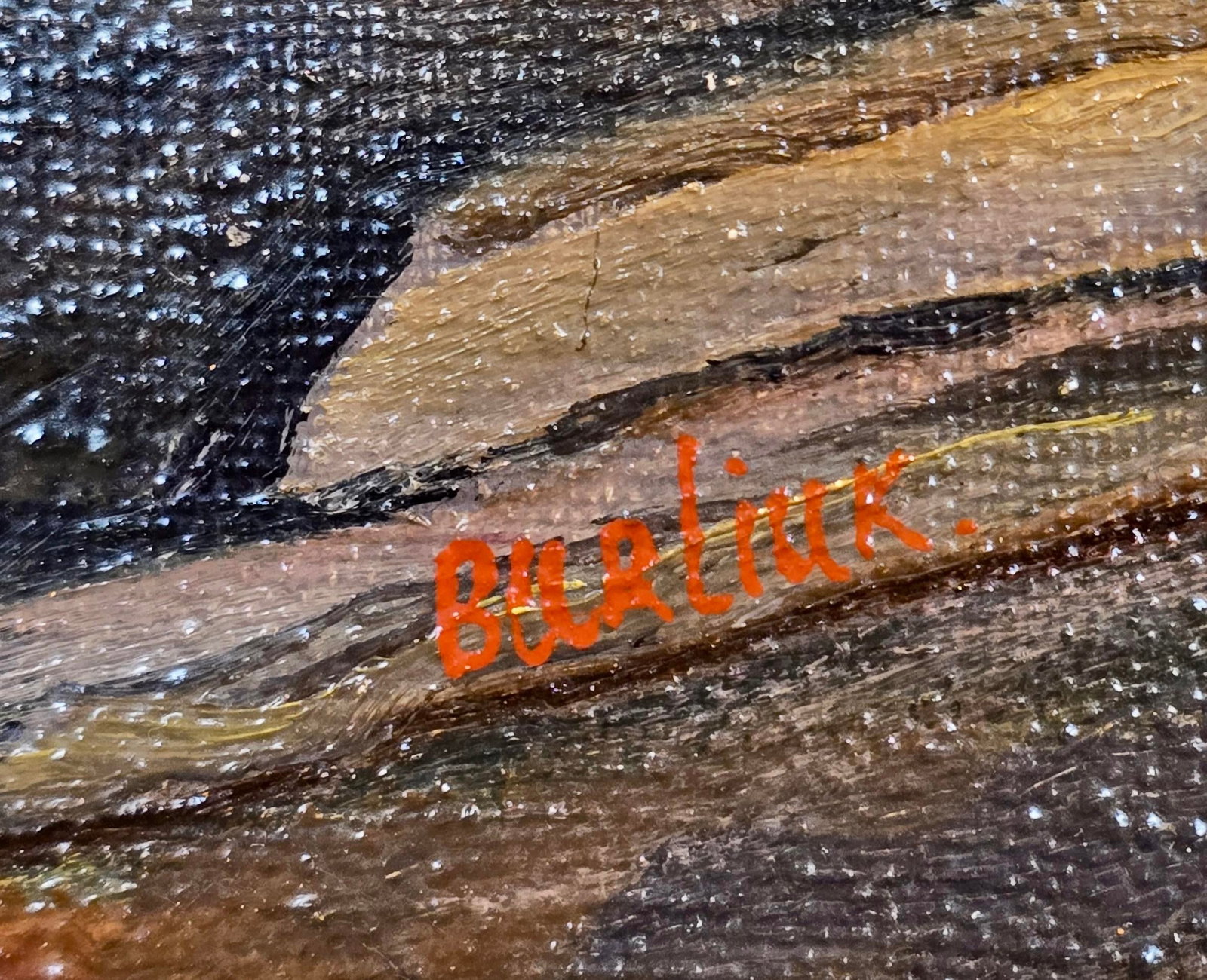 David Burliuk -1950s Fishermen Lifestyle on Sag Harbor -Oil Painting - 10