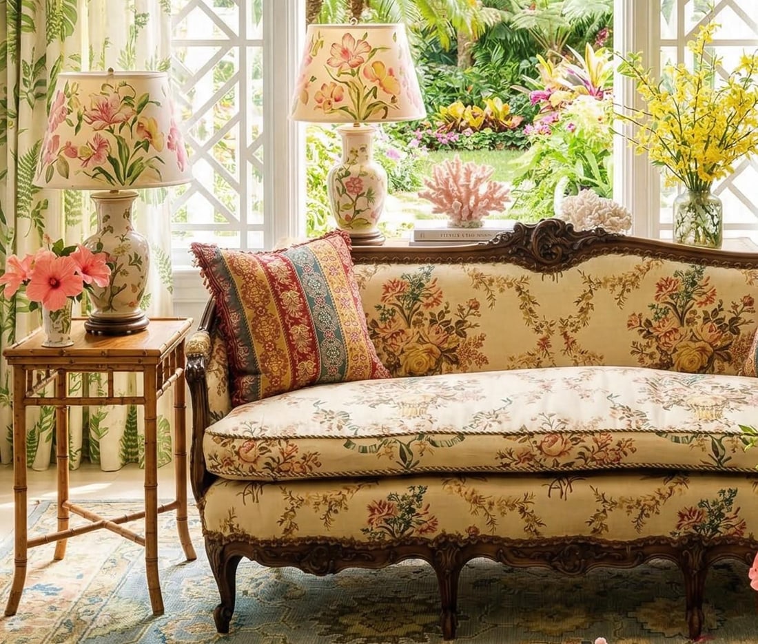 Mid 20th Century Louis XV Carved Walnut Settee | Newly Upholstered French Linen & Down Cushion | Pal - 2