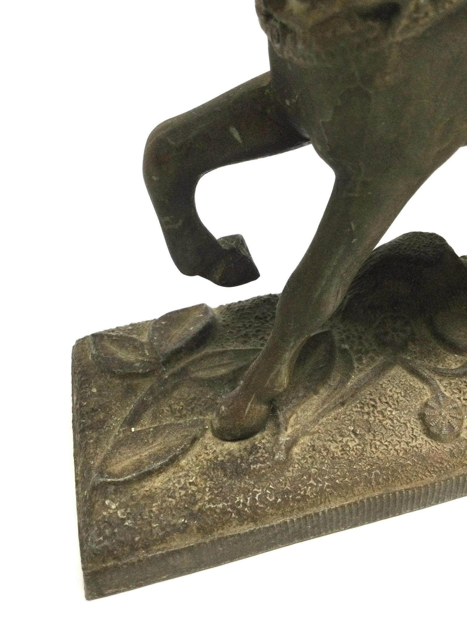 Antique Bronze Style Horse Sculpture - 2