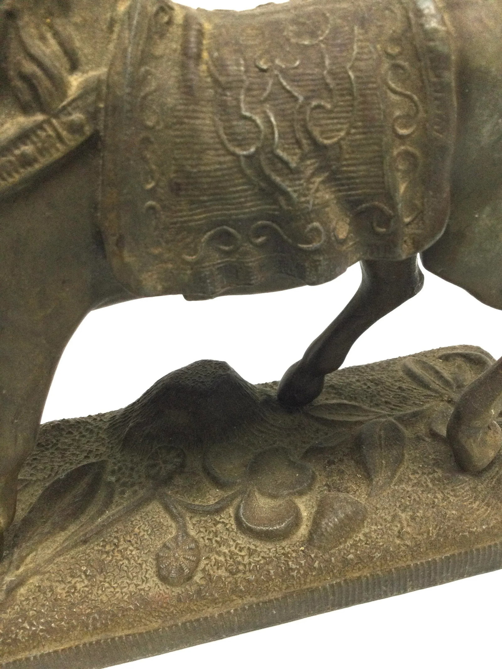 Antique Bronze Style Horse Sculpture - 5