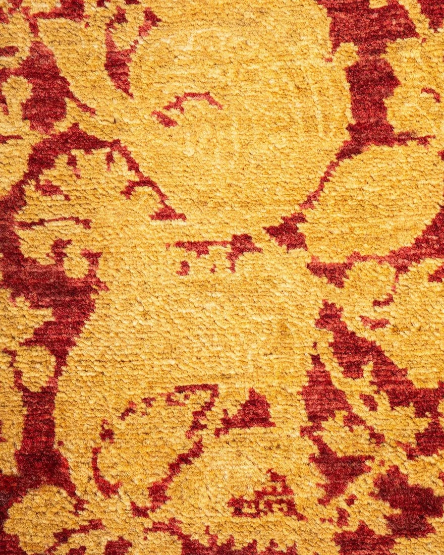 Mogul Hand Knotted Area Rug, Red - 5' 2" x 7' 10" - 3