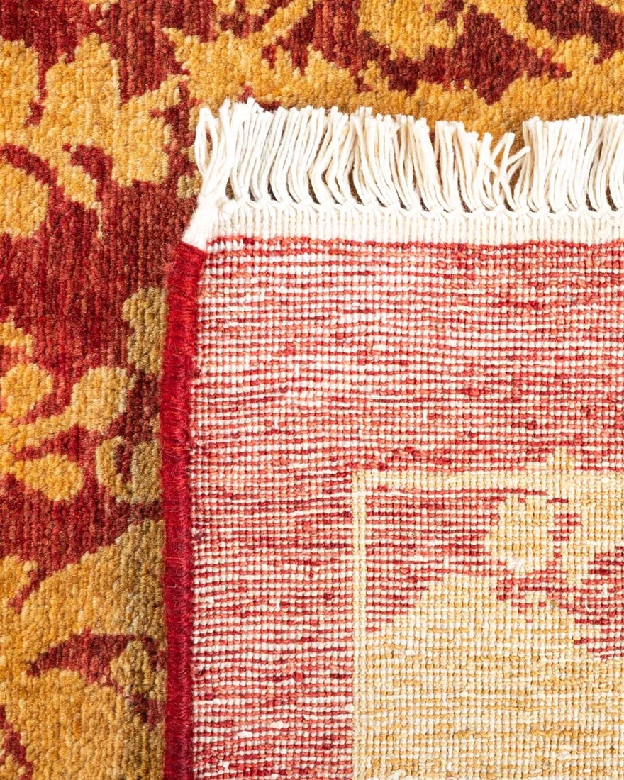 Mogul Hand Knotted Area Rug, Red - 5' 2" x 7' 10" - 5