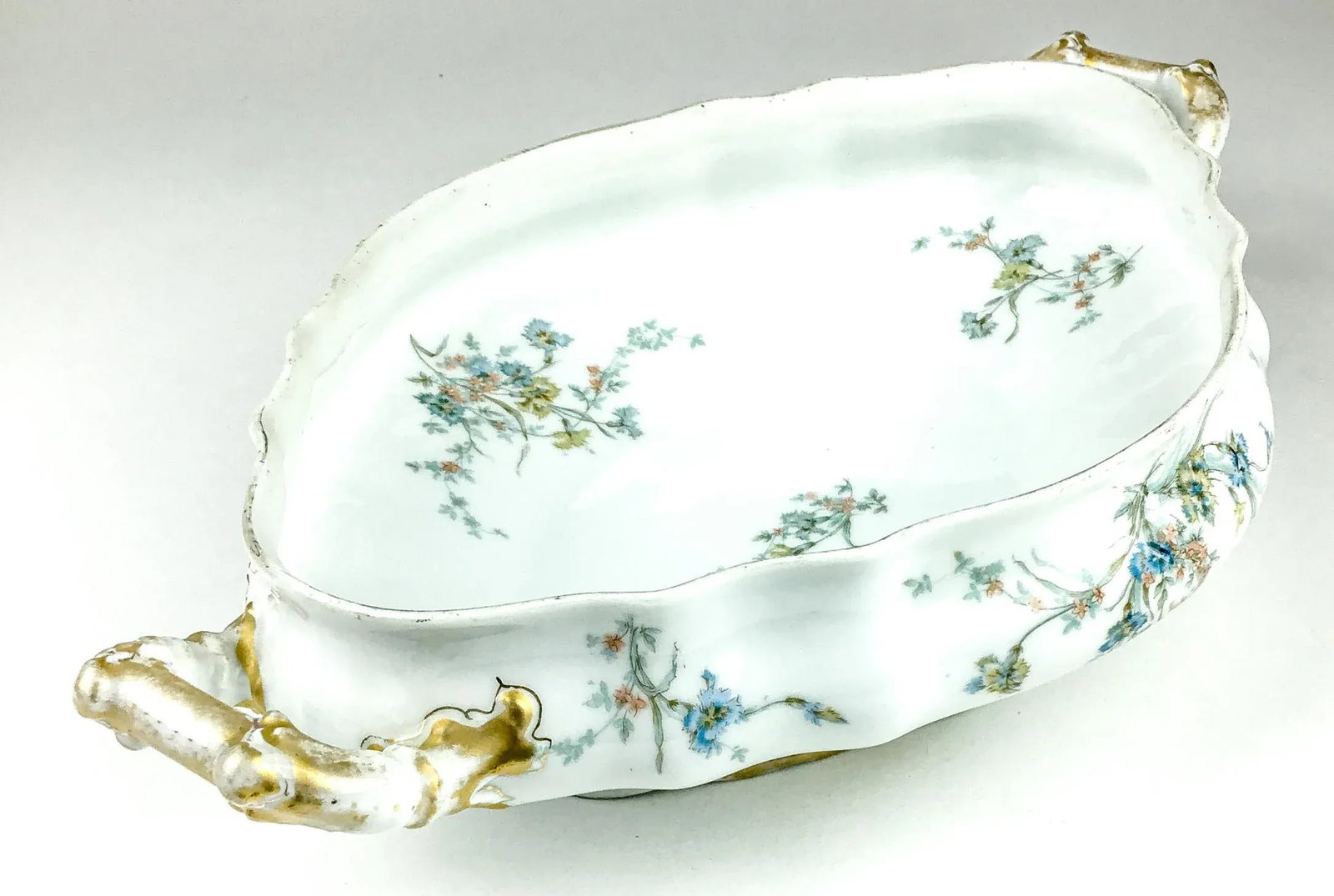 Vintage Porcelain Covered Casserole Serving Dish Theo Haviland Limoges France - 8