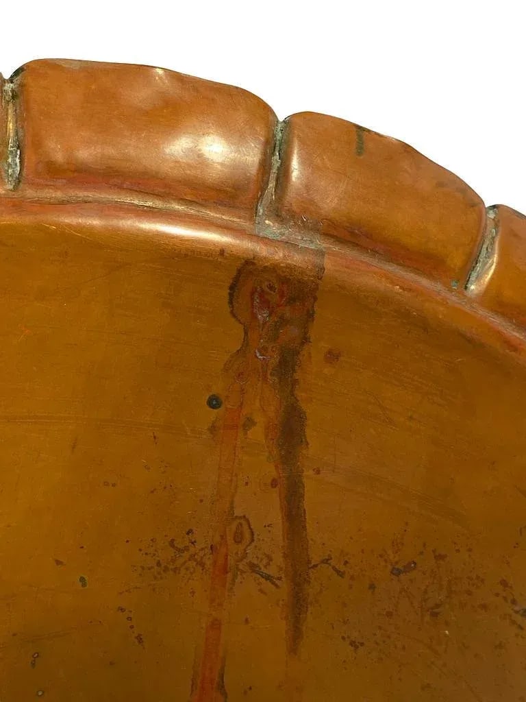 1945 Arts & Crafts Style Armenac Hairenian Large Copper Tray - 6