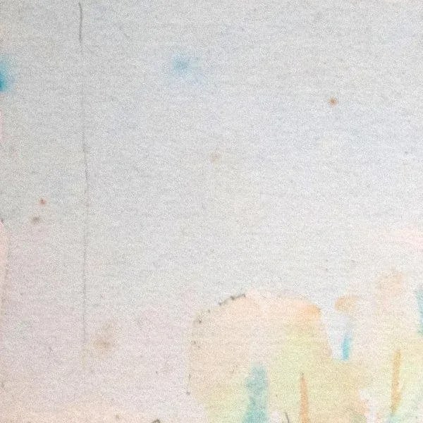 Early 20th Century "C'est Le Printemps" Naturalistic Aquarelle Watercolor Painting on Paper by Gasto - 3