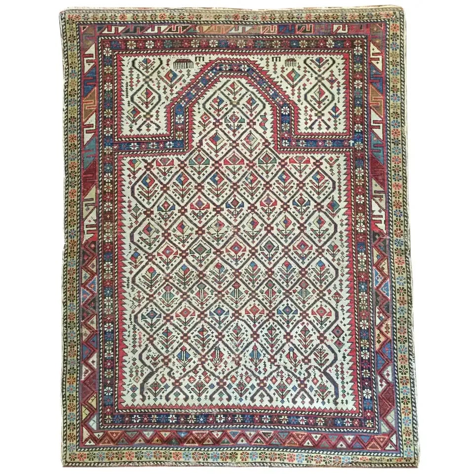 19th Century Prayer Rug - 7