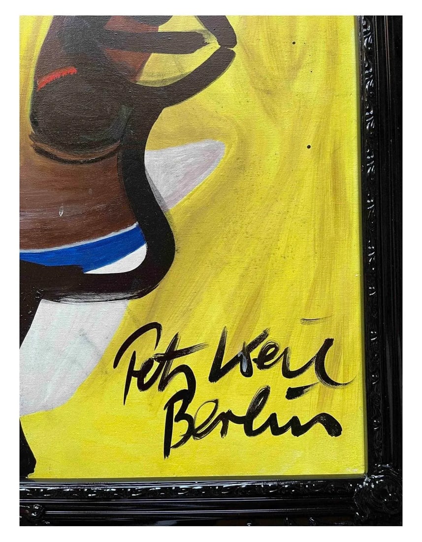 Peter Keil Abstract Painting Framed - 3