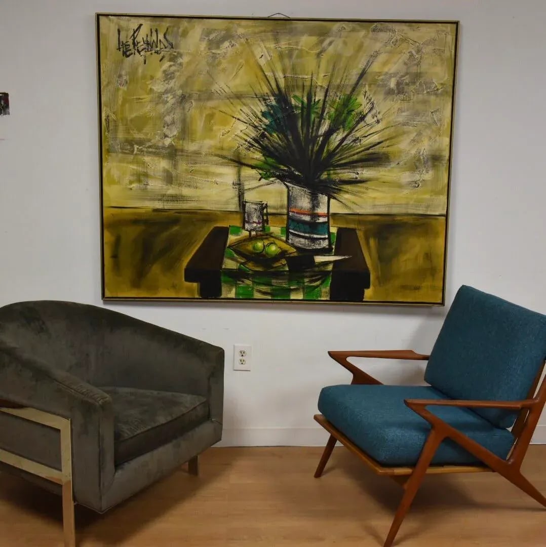 1967 Vintage Modern Oil Painting by Lee Reynolds - 8