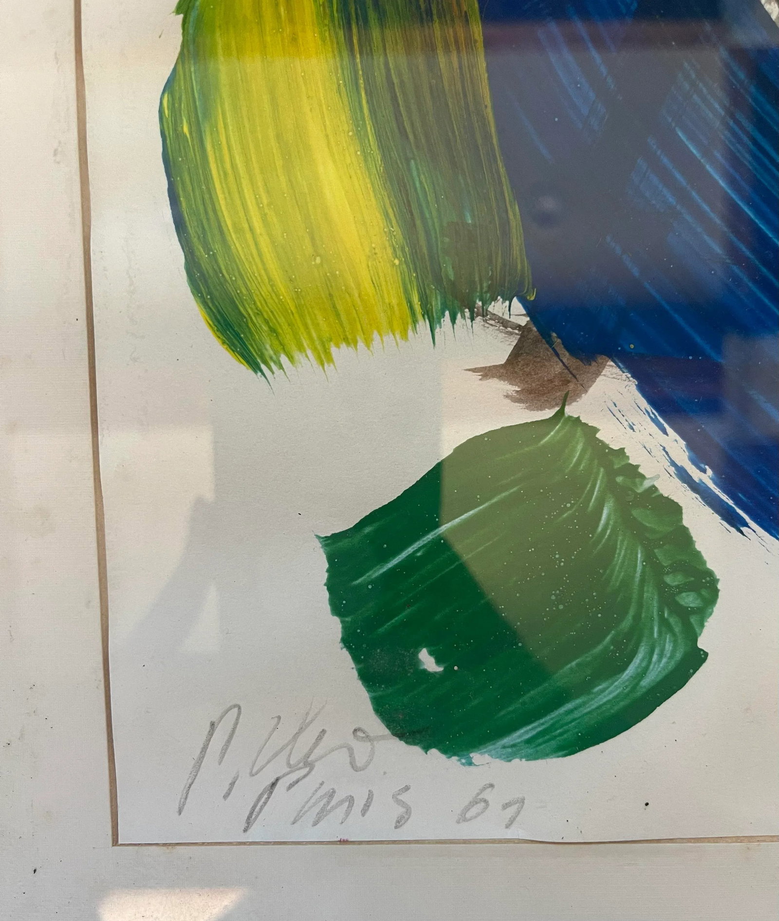 My Friend Pablo Picasso Cubist Abstract Portrait Acrylic Painting by Artist Peter Keil - 3