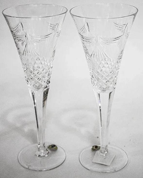 Waterford Peace Toasting Flutes - Pair - 2