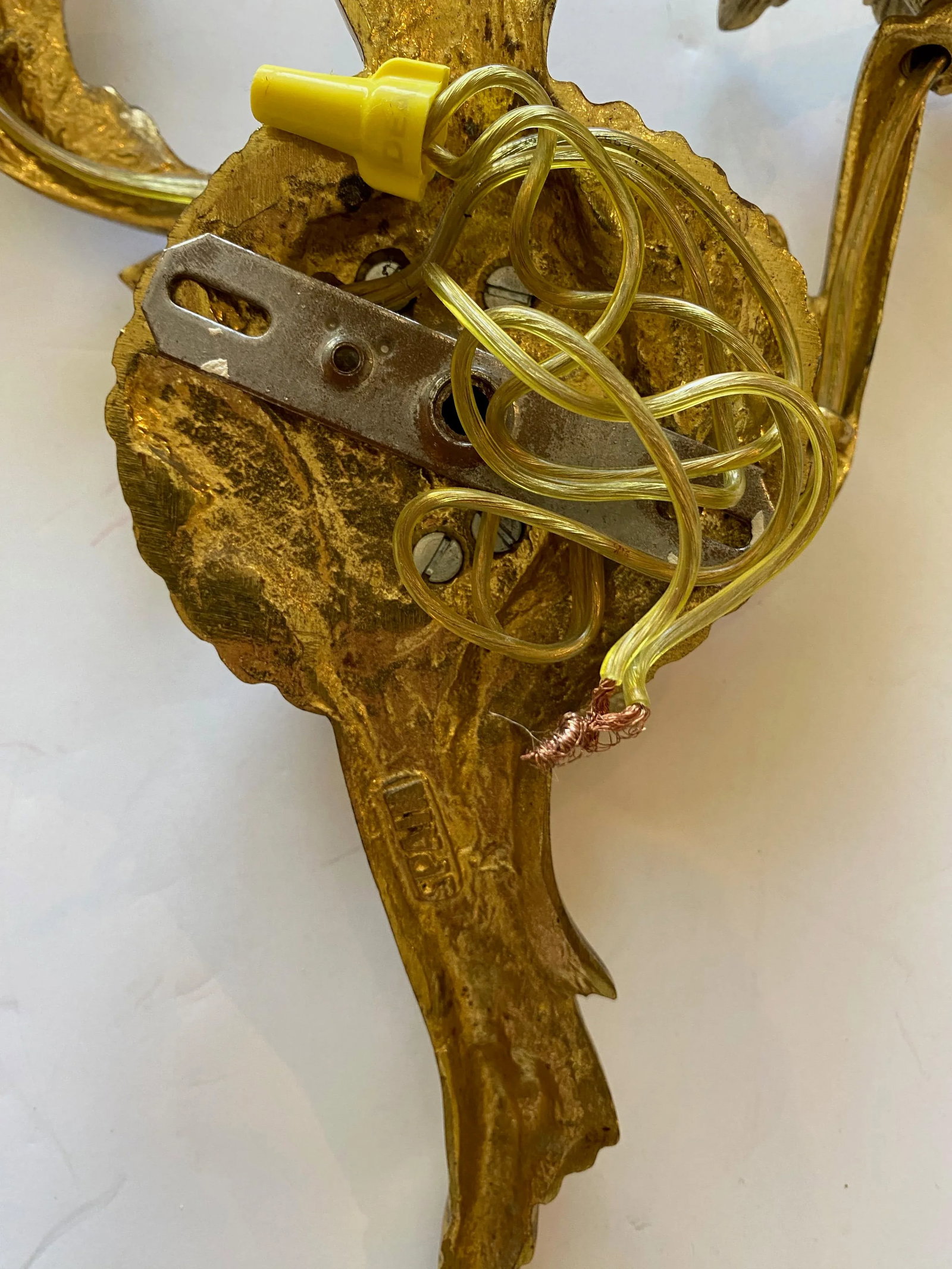 1960s Gilt Bronze Louis XV Style Sconces, Pair - 5