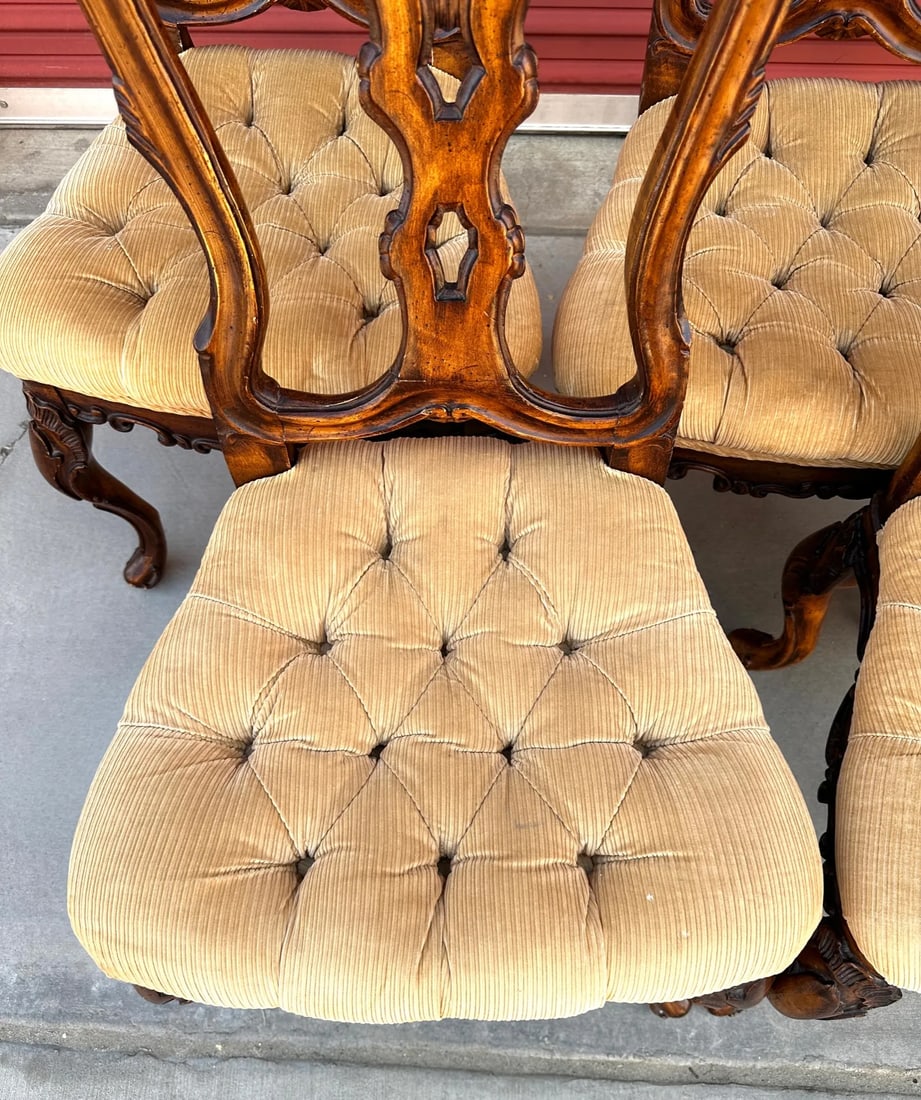 Antique Set of 6 George II Style Dining Chairs - 11