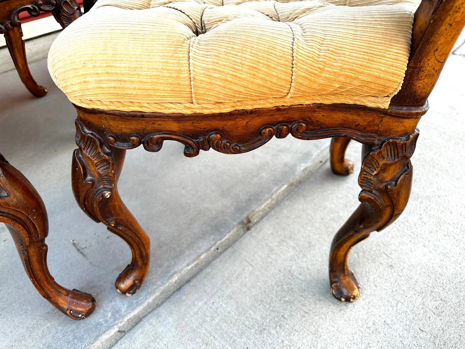 Antique Set of 6 George II Style Dining Chairs - 6