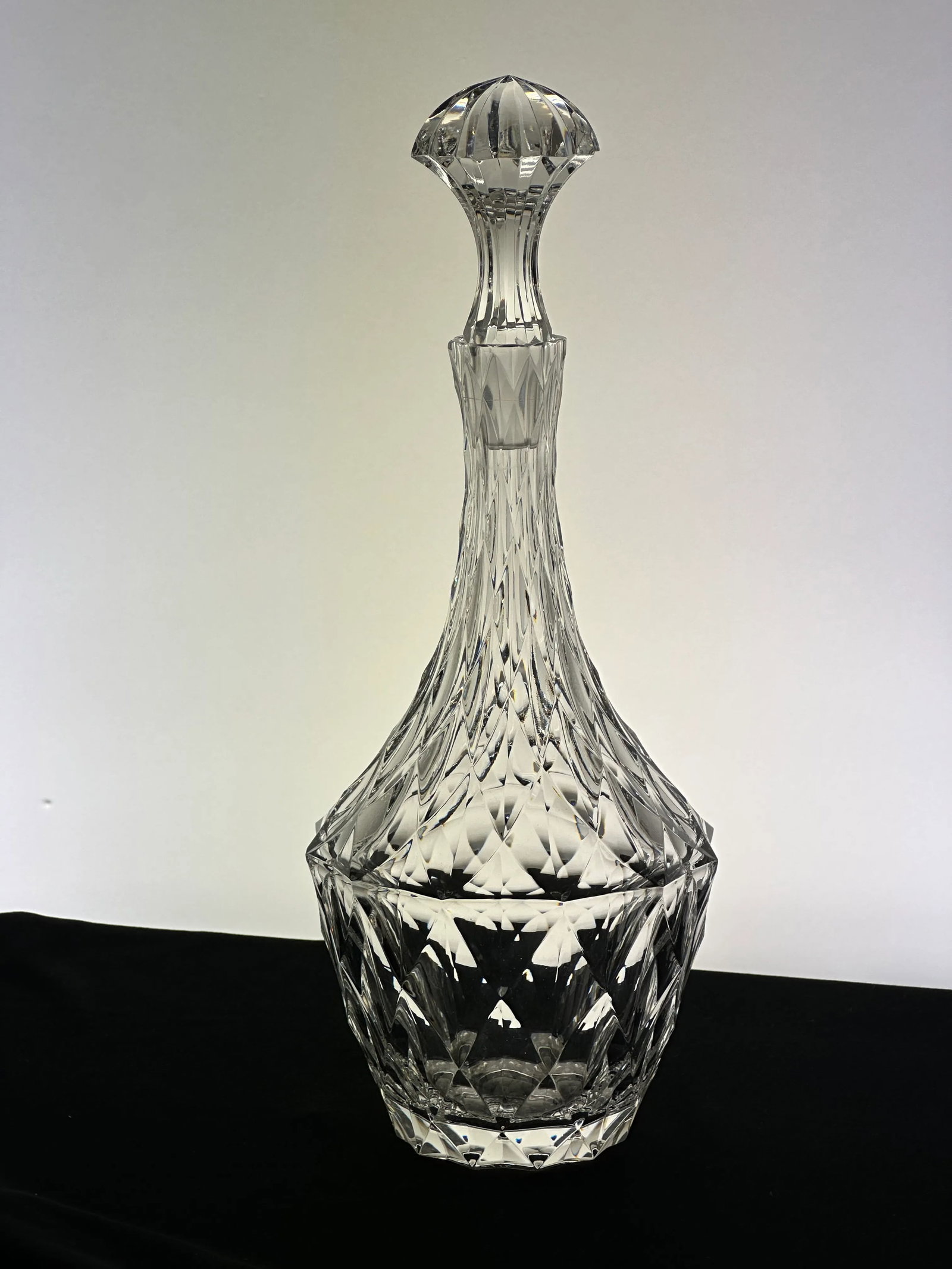 Vintage Crystal Decanter Art Deco Barware Orrefors Hand Blown Sweden - 2