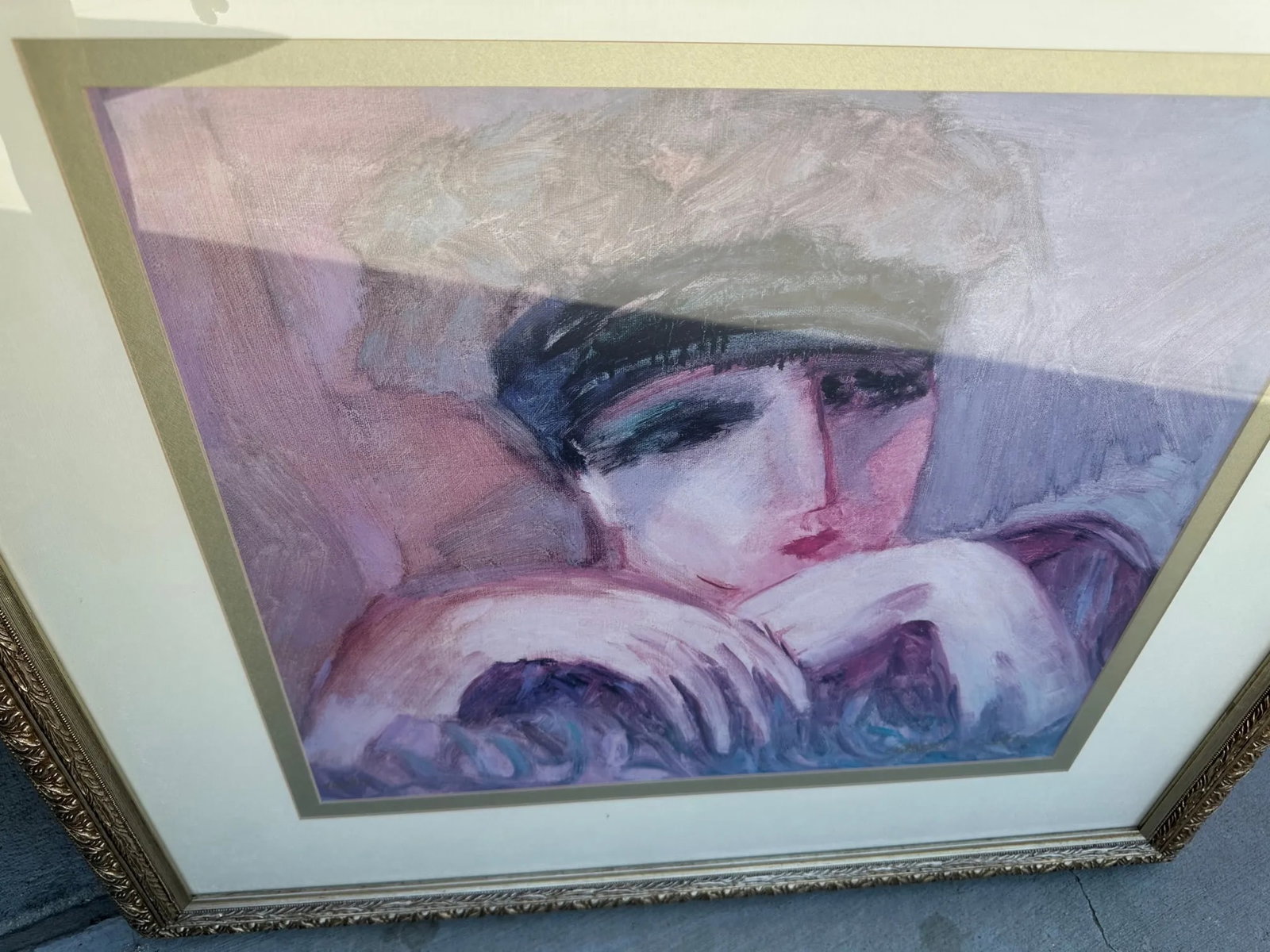 Barbara A. Wood "Sybill" Lithograph #460/974 - 2