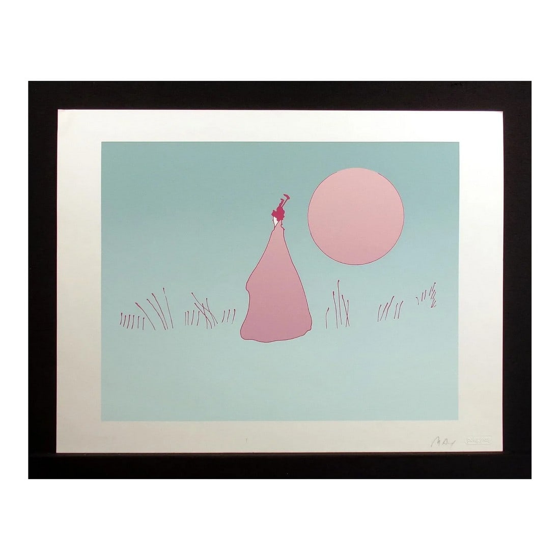 Peter Max "Walking in the Garden" Hand Signed Art Serigraph 1979: Walking in the Garden by Peter Max Hand signed & numbered by Peter Max Original Limited Edition Vintage Serigraph Hand signed by the artist Paper Size: 23" x 30" Image Size: 18-1/2" x 24" Edition Numb