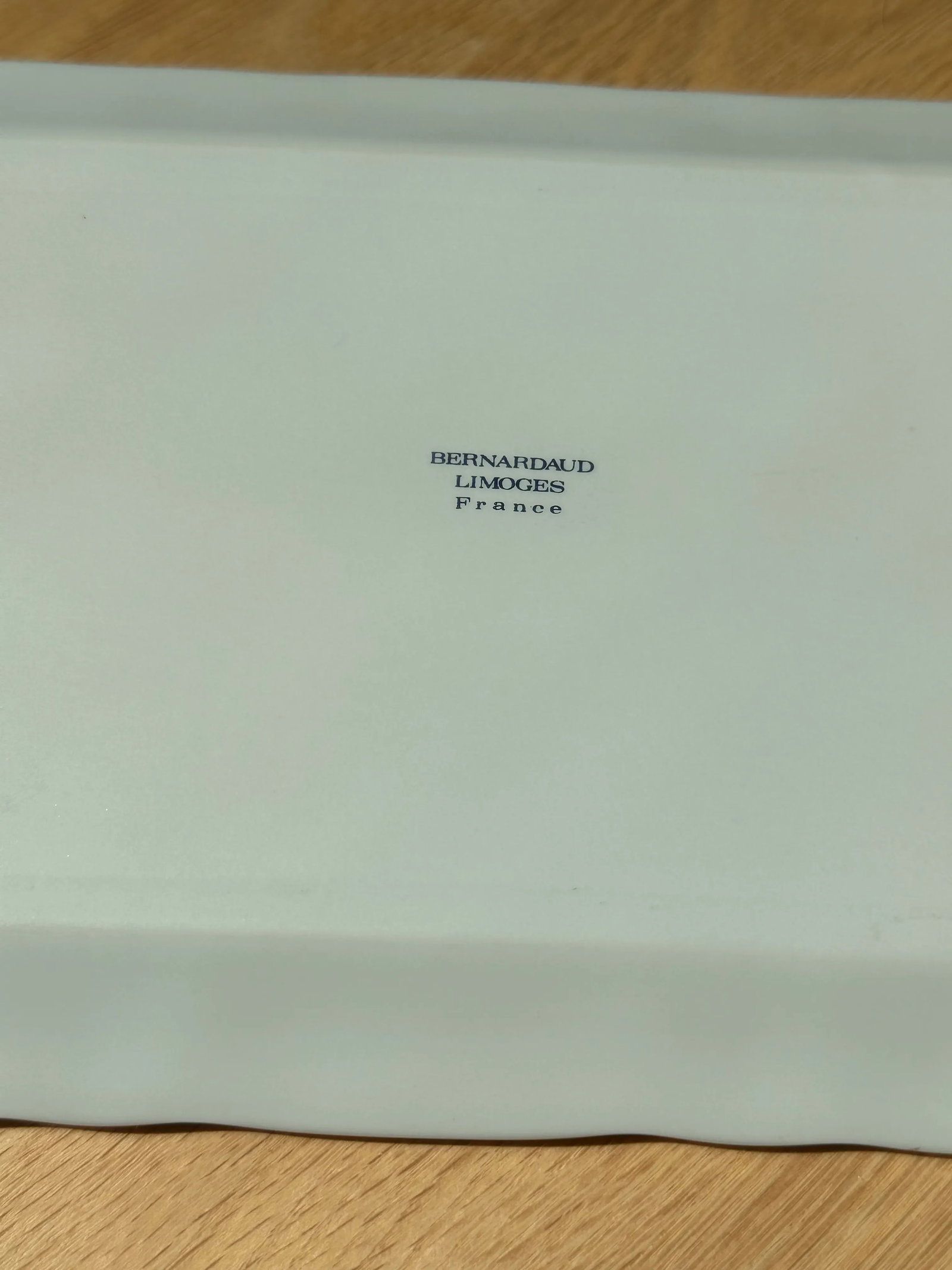 Antique Bernardaud Limoges of France Porcelain Serving Tray and Pastry Server - 2