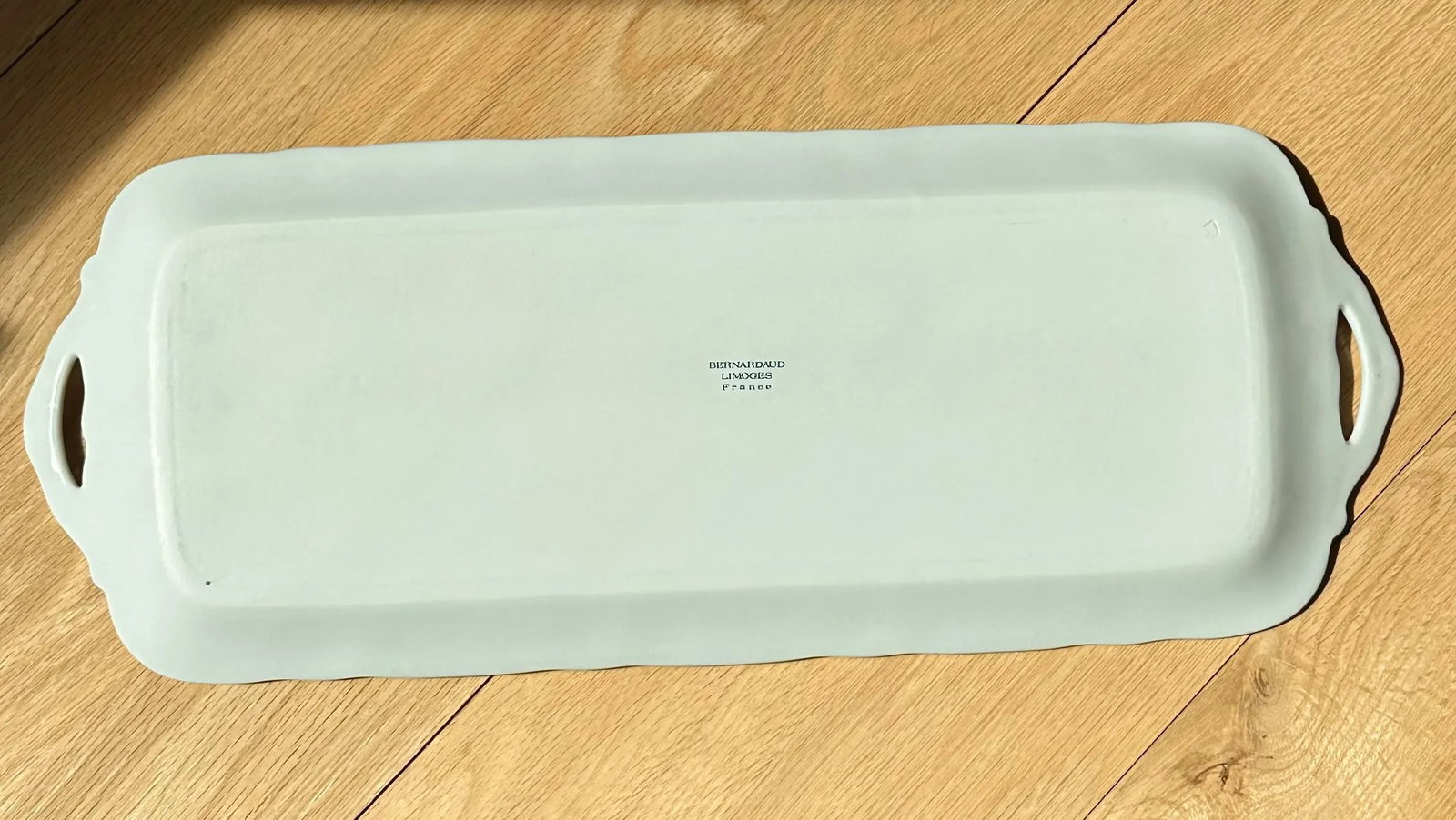 Antique Bernardaud Limoges of France Porcelain Serving Tray and Pastry Server - 8