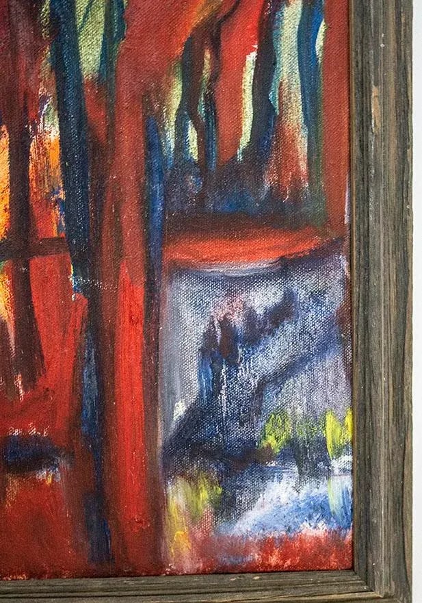 Abstract Figurative Oil Painting New Mexico Artist - Vibrant Colors - 4