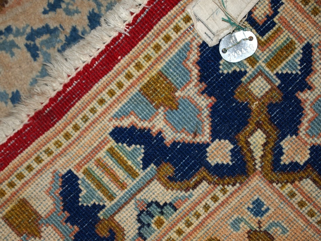 Handmade vintage Persian Kerman rug 2.9' x 4.9' (91cm x 152cm) 1970s - 9