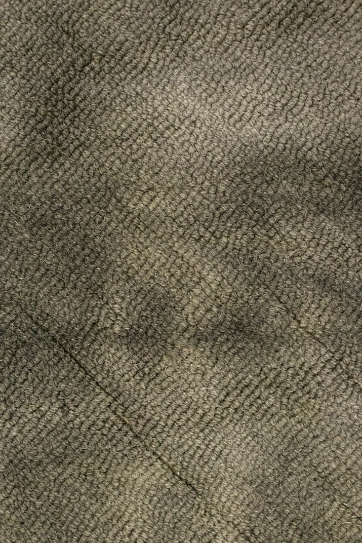 Dark Brown Tie-Dye 5X8 Hand-Tufted Modern Rug - 12