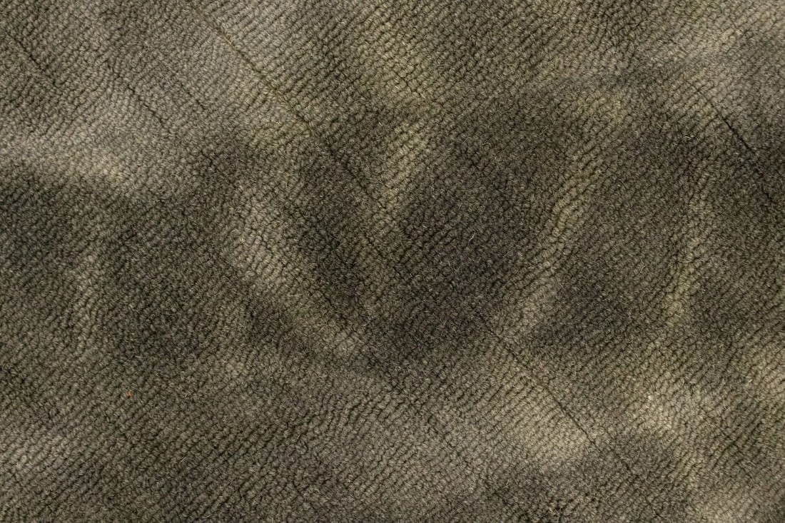 Dark Brown Tie-Dye 5X8 Hand-Tufted Modern Rug - 14