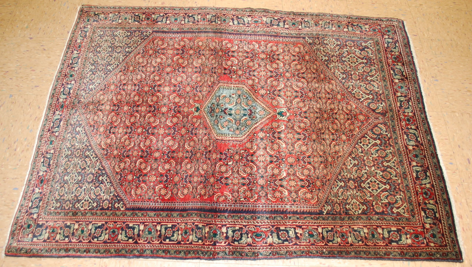 Persian BEJAR RUG 3'8" x 4'10" - 5
