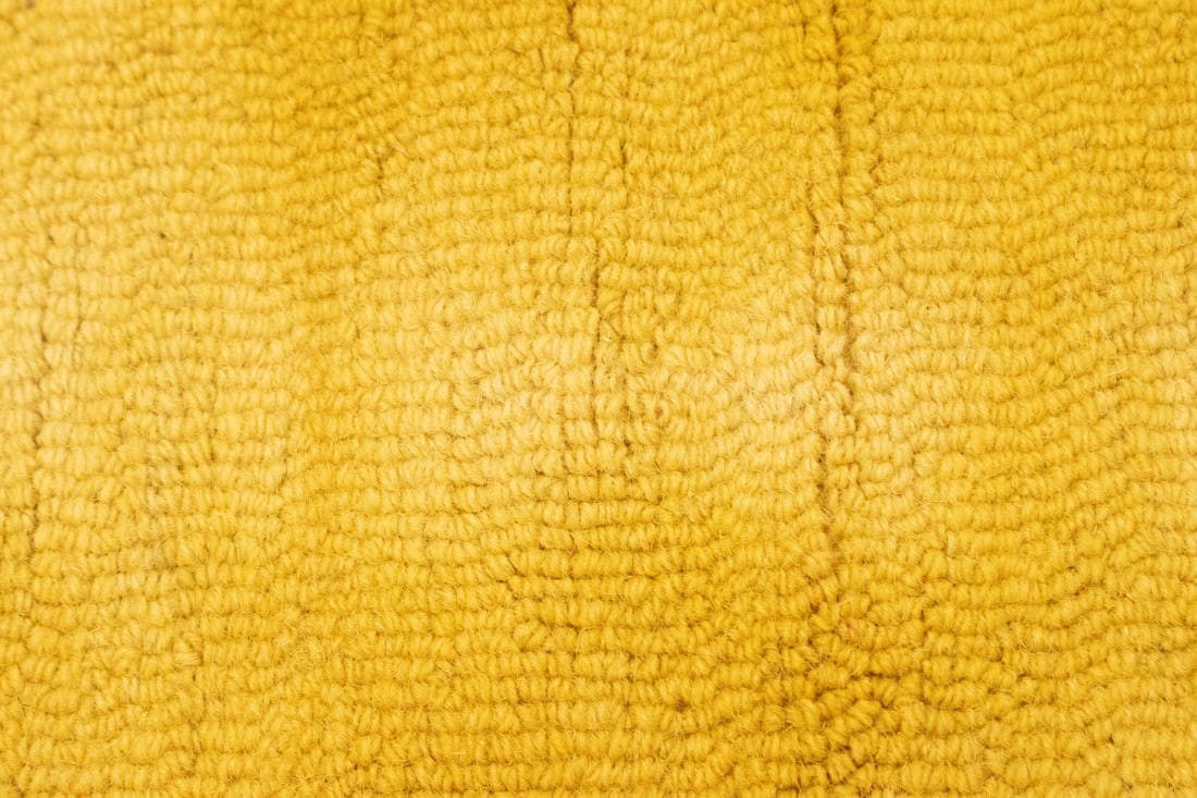 Golden Yellow Tie-Dye 5X8 Hand-Tufted Modern Rug - 8