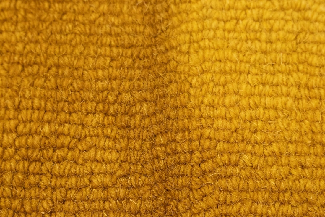 Golden Yellow Tie-Dye 5X8 Hand-Tufted Modern Rug - 9