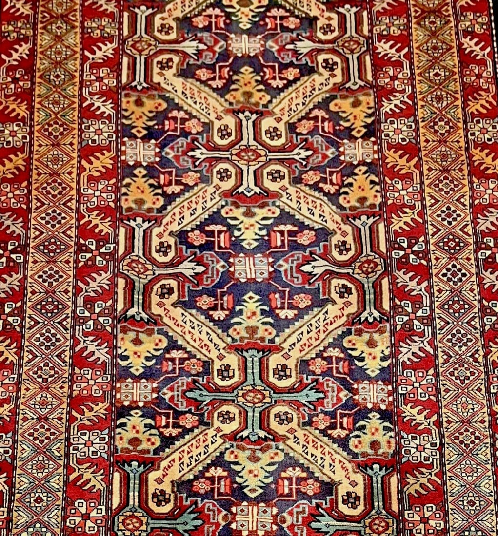 Hand Knotted Persian Azarbaijan Tribal Wool Oriental Area Rug 5'4" x 10'7" - 10
