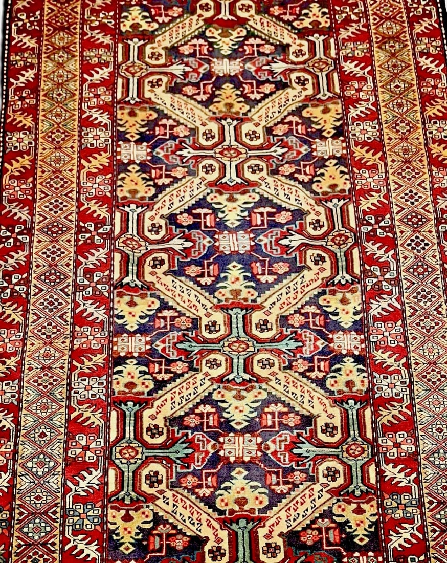 Hand Knotted Persian Azarbaijan Tribal Wool Oriental Area Rug 5'4" x 10'7" - 3