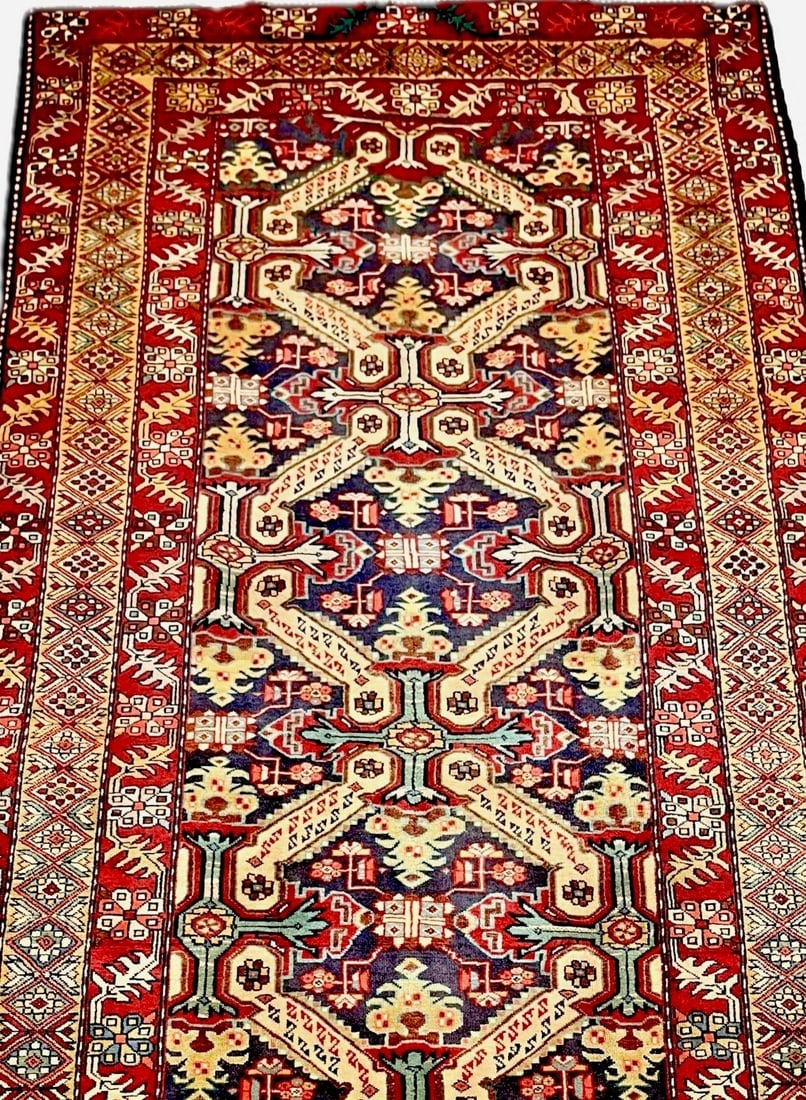 Hand Knotted Persian Azarbaijan Tribal Wool Oriental Area Rug 5'4" x 10'7" - 8
