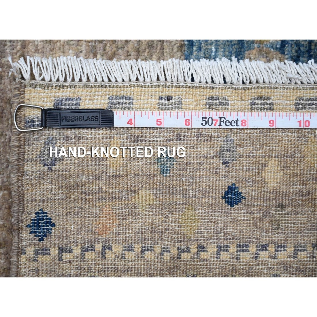 Mindful Gray Fine Kashkuli Gabbeh Hand Knotted Wool Oriental Rug - 11