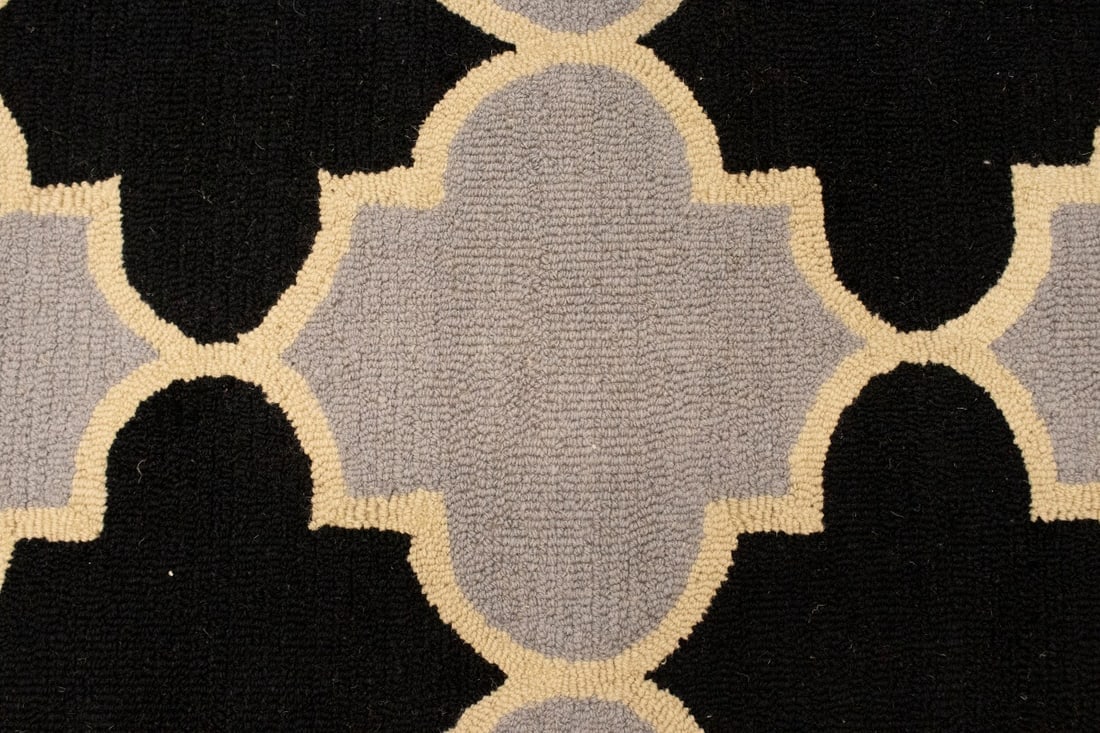 Multicolored Trellis 5X8 Hand-Tufted Modern Rug - 9