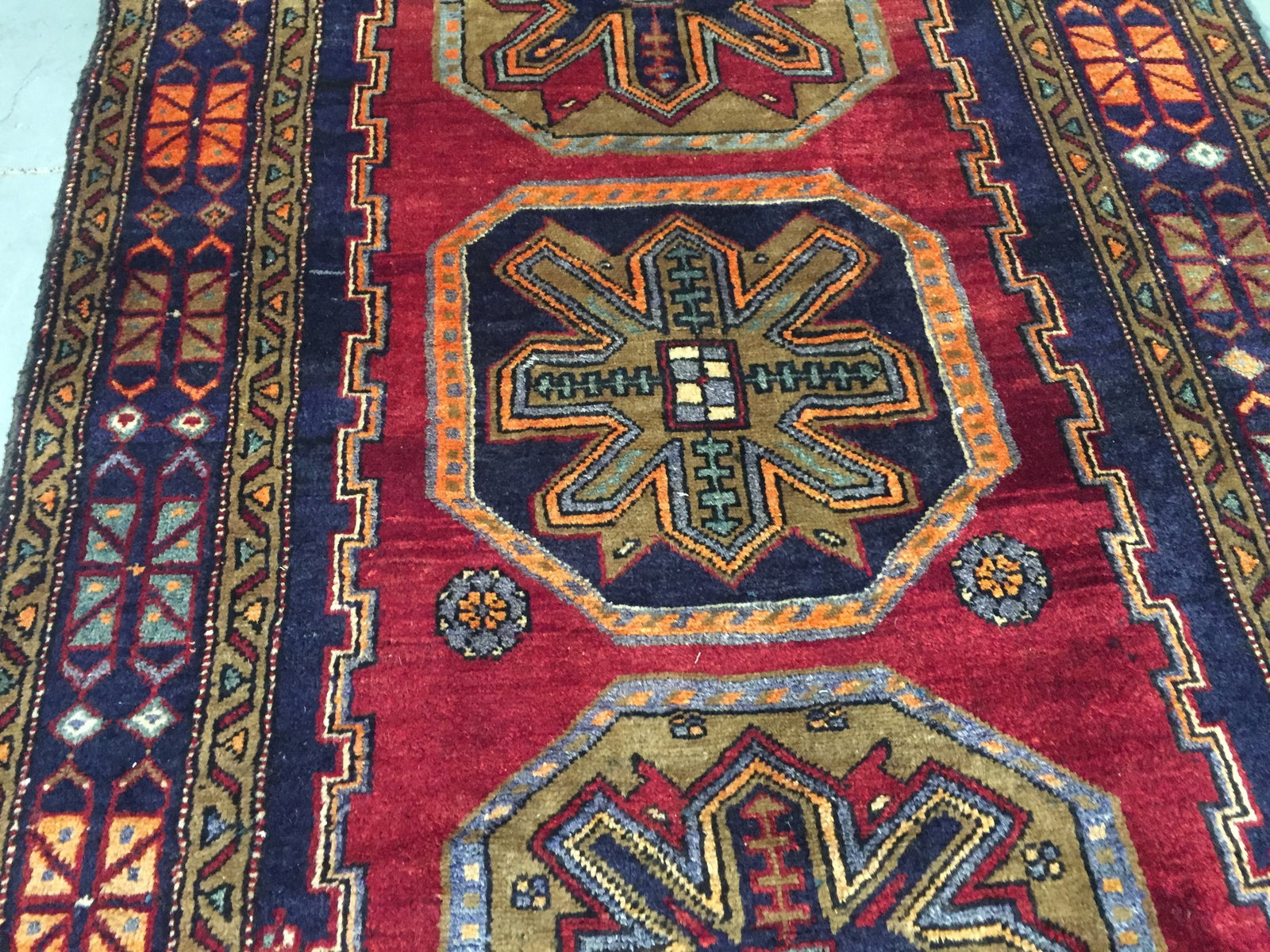 STUNNING AUTHENTIC PERSIAN RUG 4'.0" X8'.1" - 5