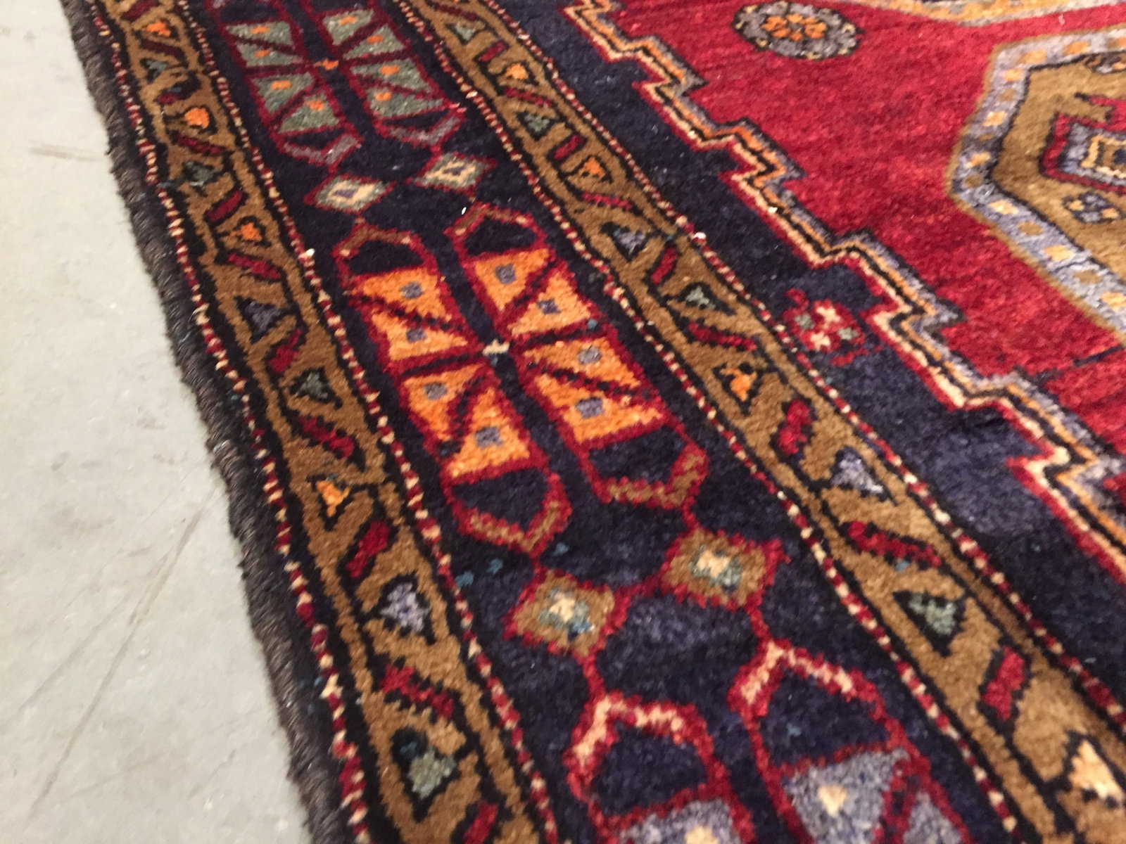 STUNNING AUTHENTIC PERSIAN RUG 4'.0" X8'.1" - 7