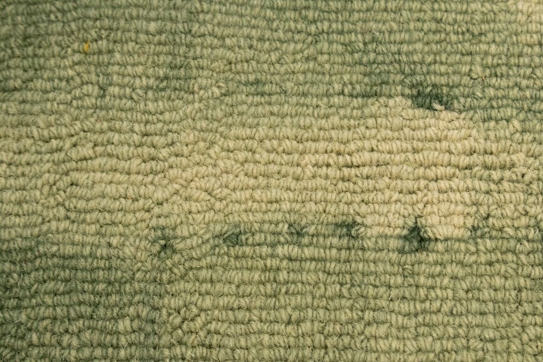 Hunter Green Tie-Dye 5X8 Hand-Tufted Modern Rug - 12