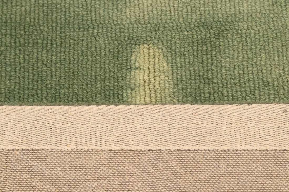 Hunter Green Tie-Dye 5X8 Hand-Tufted Modern Rug - 18