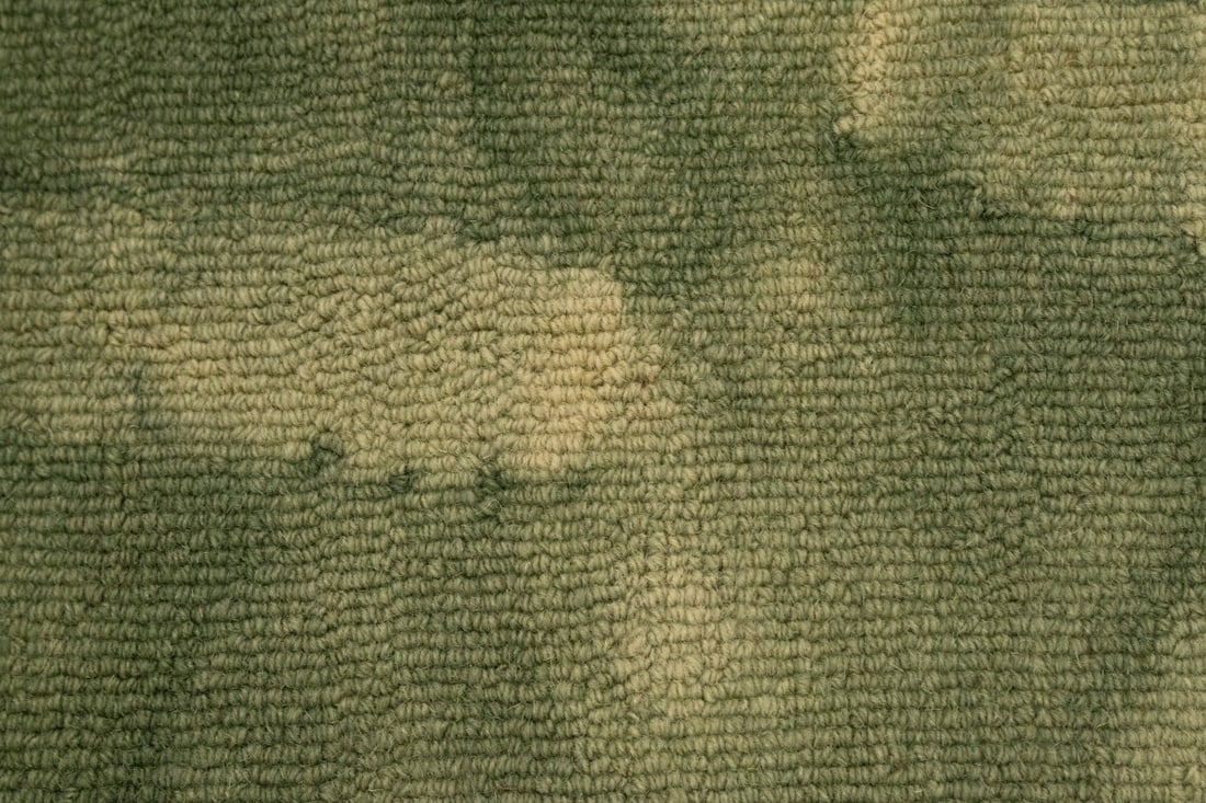 Hunter Green Tie-Dye 5X8 Hand-Tufted Modern Rug - 8