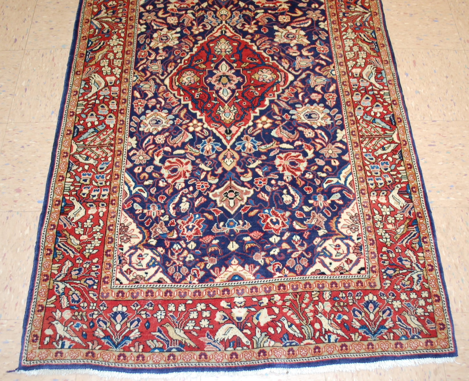 Persian SAROUK RUG 3'7" X 6'2" - 3