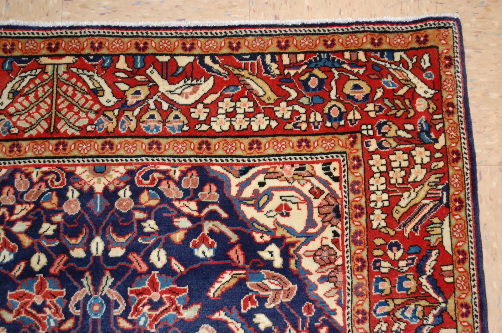 Persian SAROUK RUG 3'7" X 6'2" - 5