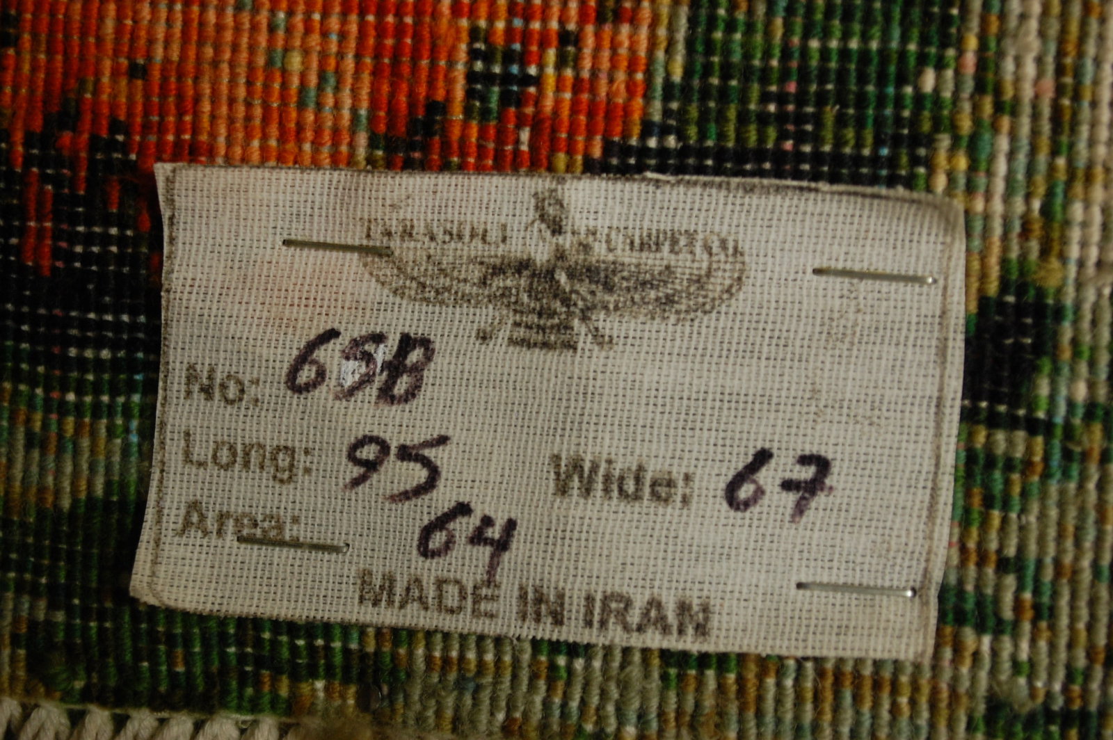 Framed Persian -TABRIZ 60 RAJ PICTURAL ORIENTAL RUG 2'11" x 3'11" KURK WOOL_HIGH KPSI_ - 16